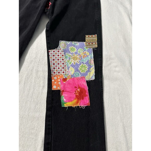 Vintage Wrangler Unisex Patchwork  jeans - Size 35x36 - Picture 10 of 10